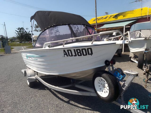 SEA JAY 435 CLASSIC 4.5M RUNABOUT-40HP HONDA 4 STROKE OUTBOARD AND TRAILER