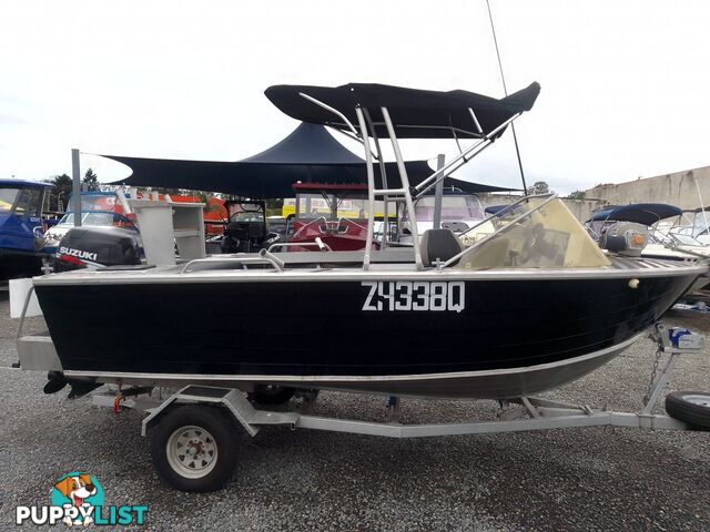 CUSTOM ALLOY 530 RUNABOUT-SUZUKI 115HP 4 STROKE AND TRAILER