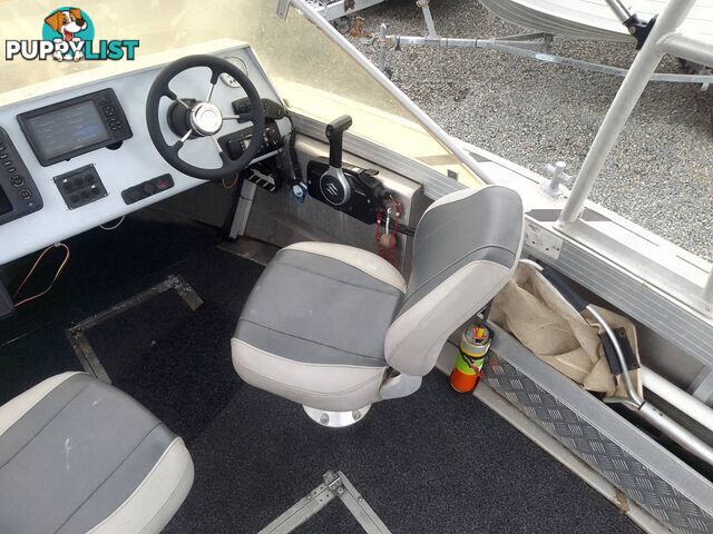 CUSTOM ALLOY 530 RUNABOUT-SUZUKI 115HP 4 STROKE AND TRAILER