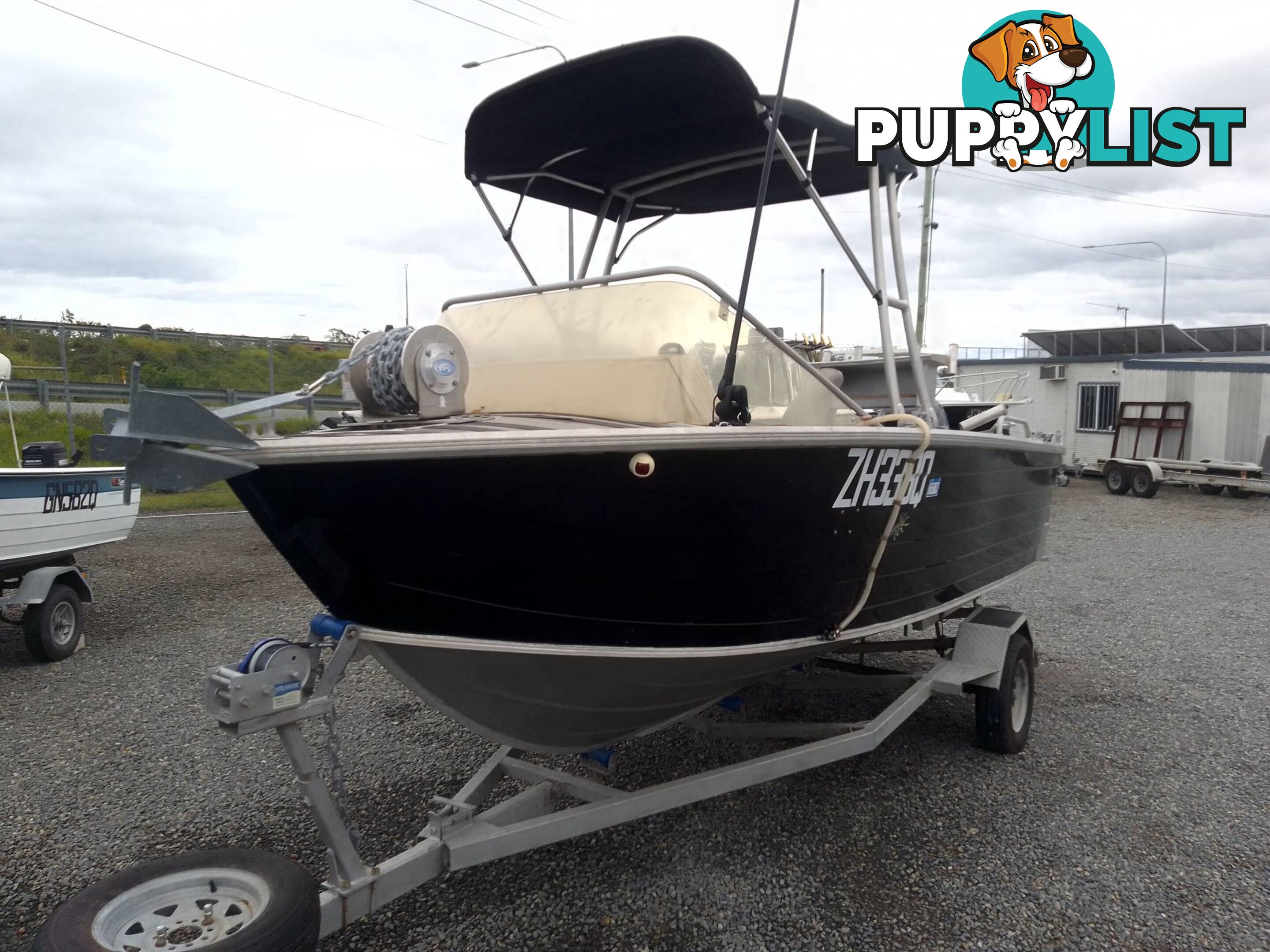 CUSTOM ALLOY 530 RUNABOUT-SUZUKI 115HP 4 STROKE AND TRAILER