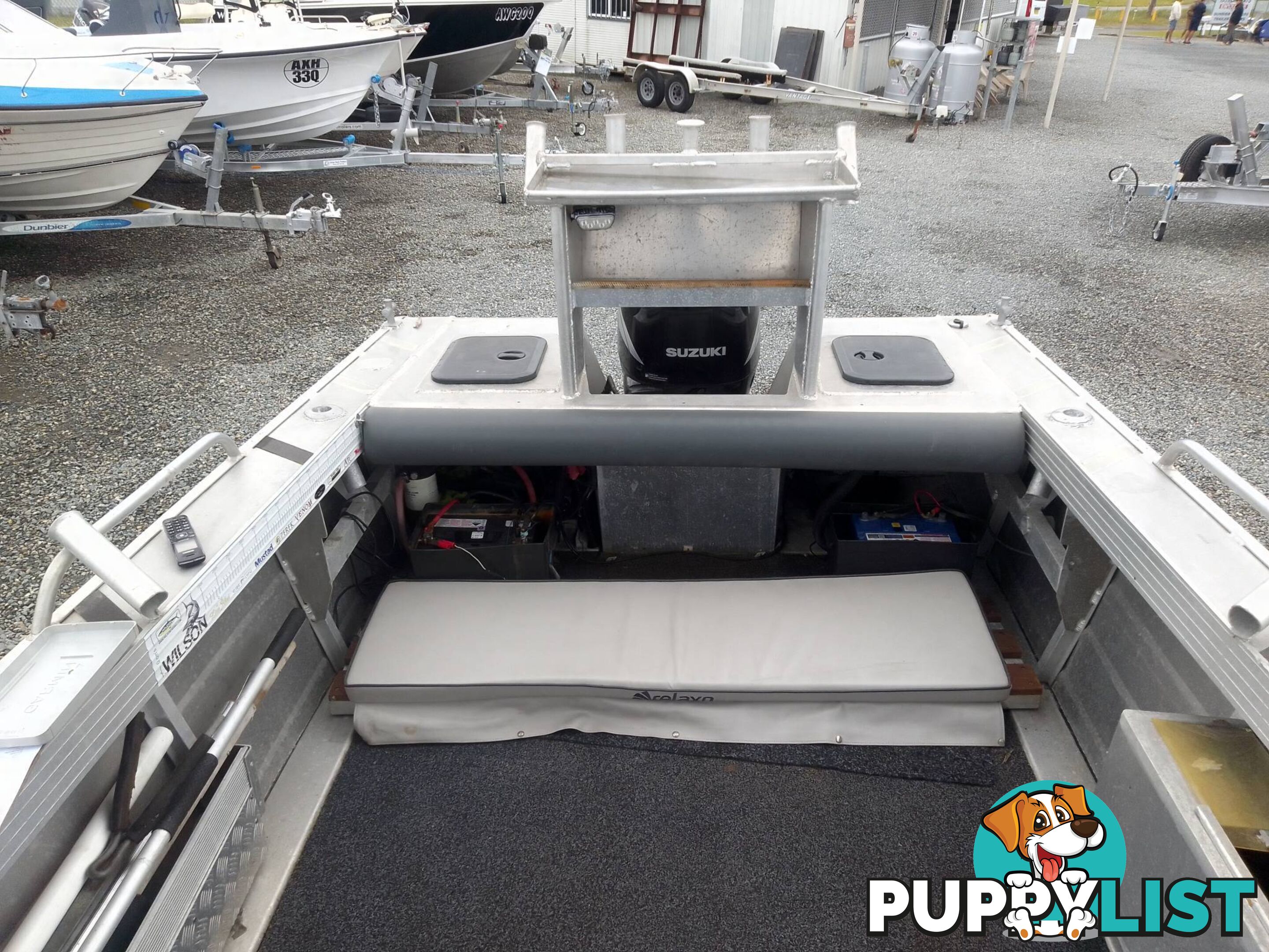 CUSTOM ALLOY 530 RUNABOUT-SUZUKI 115HP 4 STROKE AND TRAILER