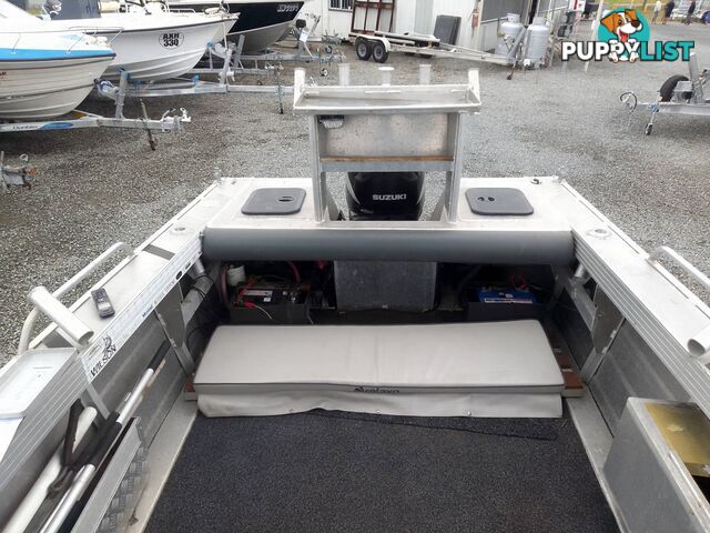 CUSTOM ALLOY 530 RUNABOUT-SUZUKI 115HP 4 STROKE AND TRAILER