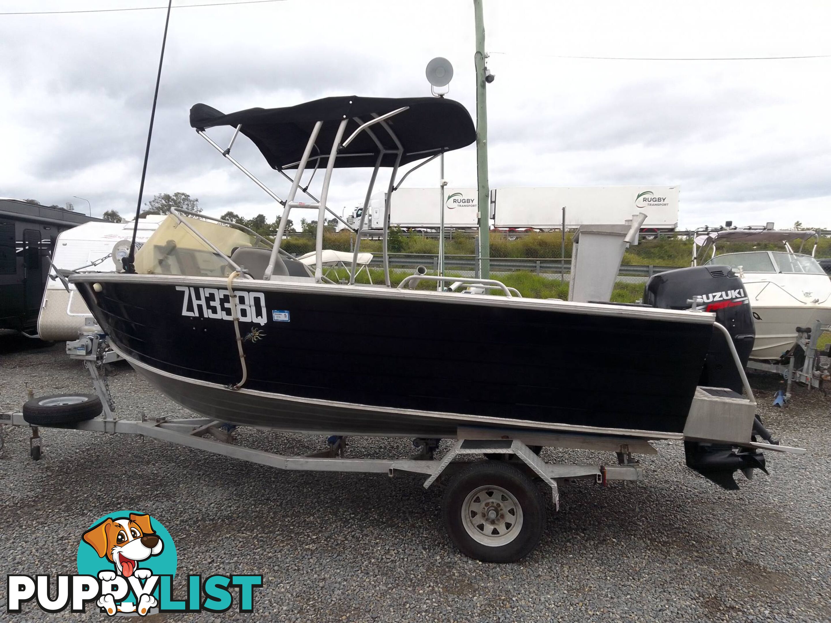 CUSTOM ALLOY 530 RUNABOUT-SUZUKI 115HP 4 STROKE AND TRAILER