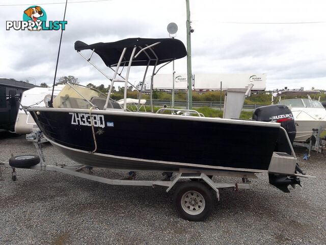 CUSTOM ALLOY 530 RUNABOUT-SUZUKI 115HP 4 STROKE AND TRAILER