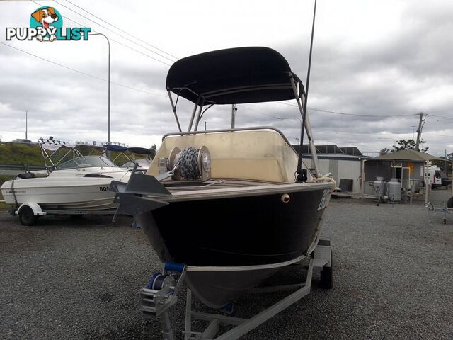 CUSTOM ALLOY 530 RUNABOUT-SUZUKI 115HP 4 STROKE AND TRAILER