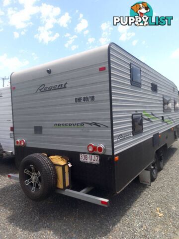 REGENT OBSERVER 21FT TOURING FAMILY BUNK CARAVAN