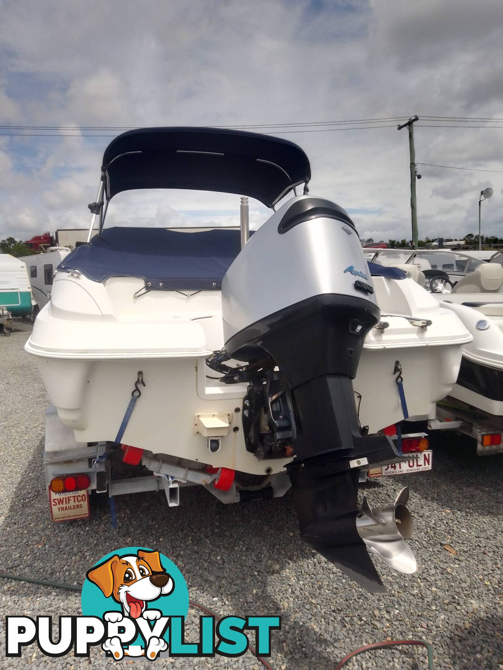 USED 2006 CLIFTON BOWRIDER 5.7MTRS WITH 135HP MARINER OUTBOARD WITH TRAILER