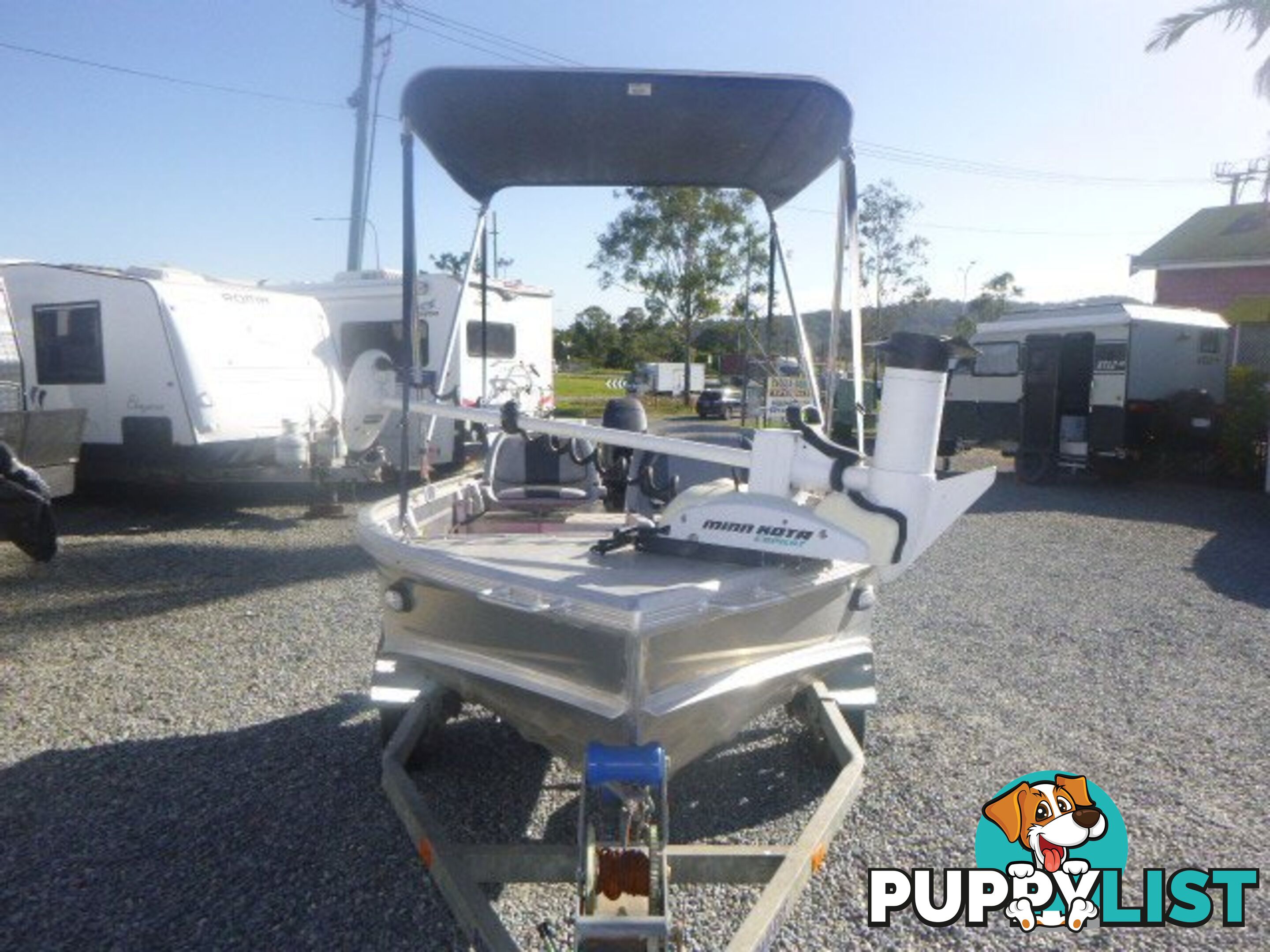 STESSCO TRIPPER 349 -18HP TOHATSU OUTBOARD & TRAILER