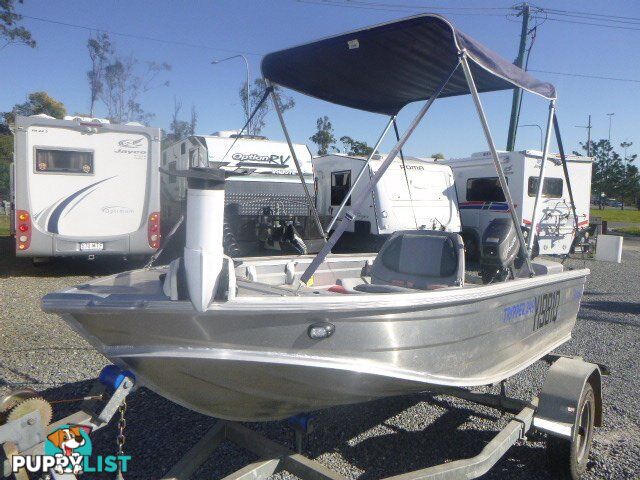 STESSCO TRIPPER 349 -18HP TOHATSU OUTBOARD & TRAILER