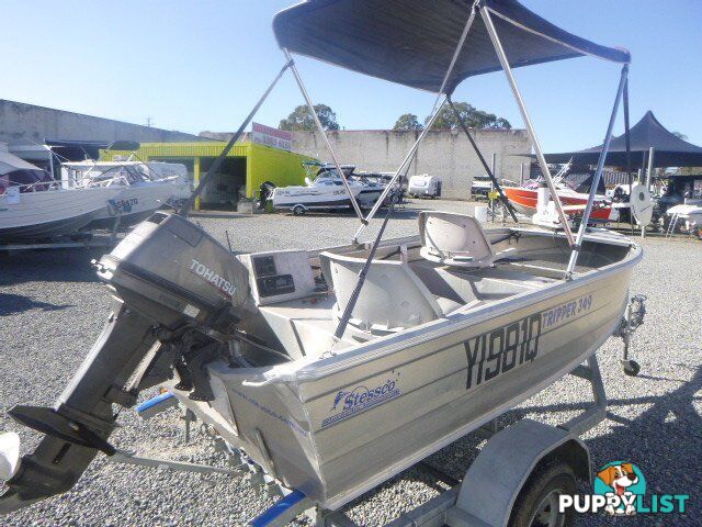 STESSCO TRIPPER 349 -18HP TOHATSU OUTBOARD & TRAILER