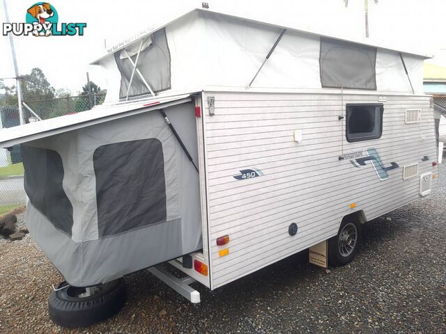 2011 COROMAL MAGNUM 450 TRANFORMA 15FT POPTOP CARAVAN