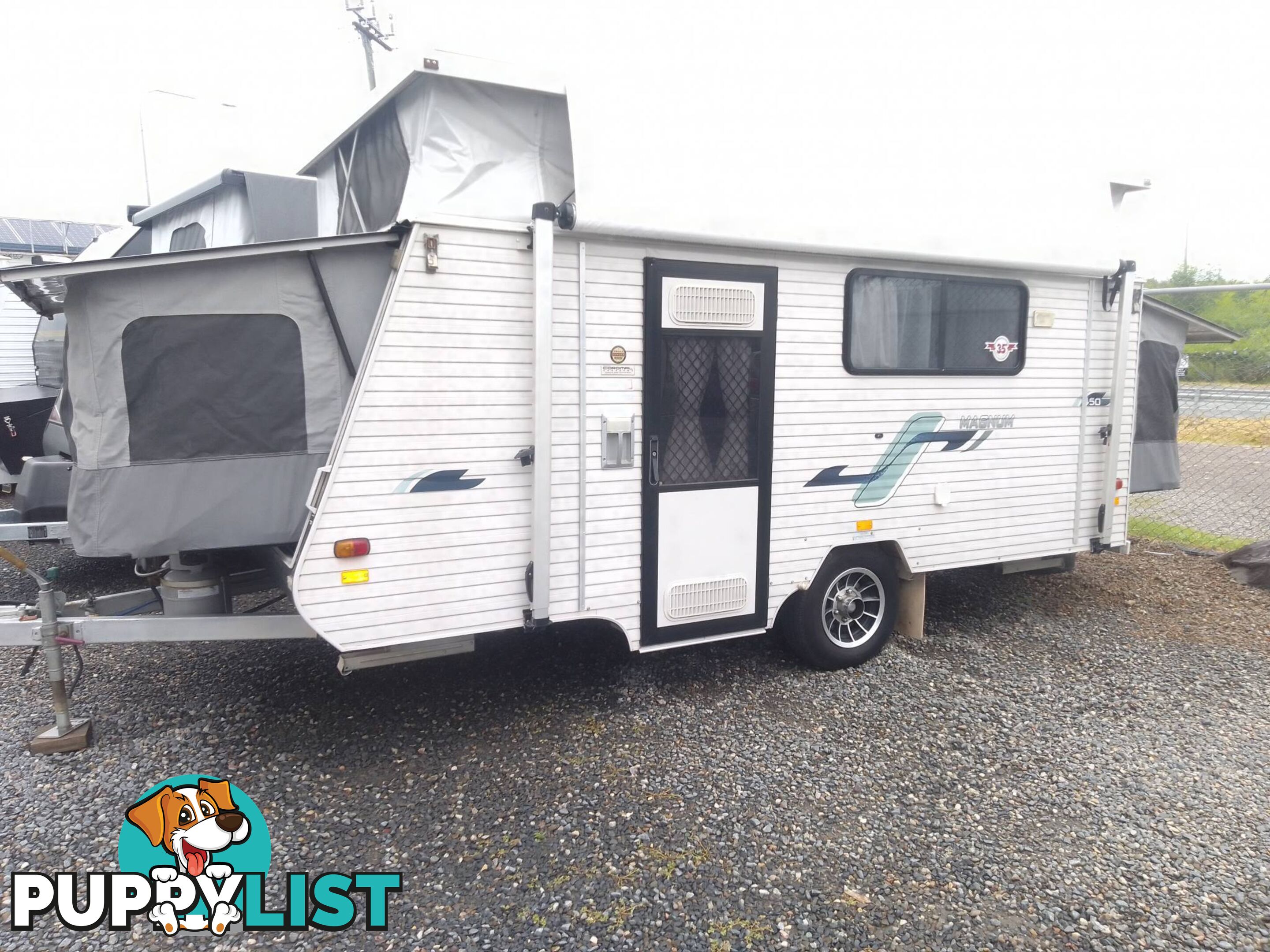 2011 COROMAL MAGNUM 450 TRANFORMA 15FT POPTOP CARAVAN