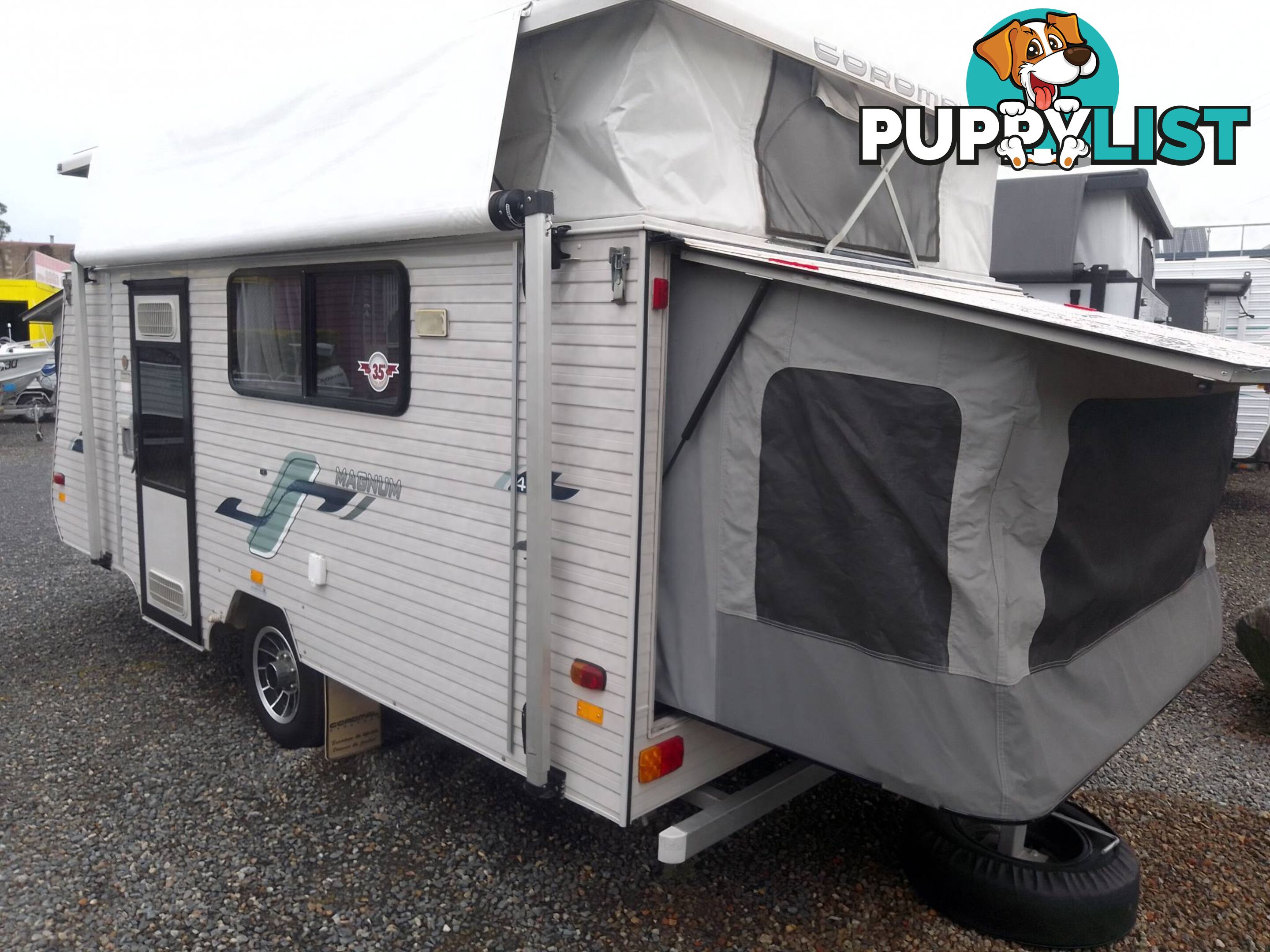 2011 COROMAL MAGNUM 450 TRANFORMA 15FT POPTOP CARAVAN