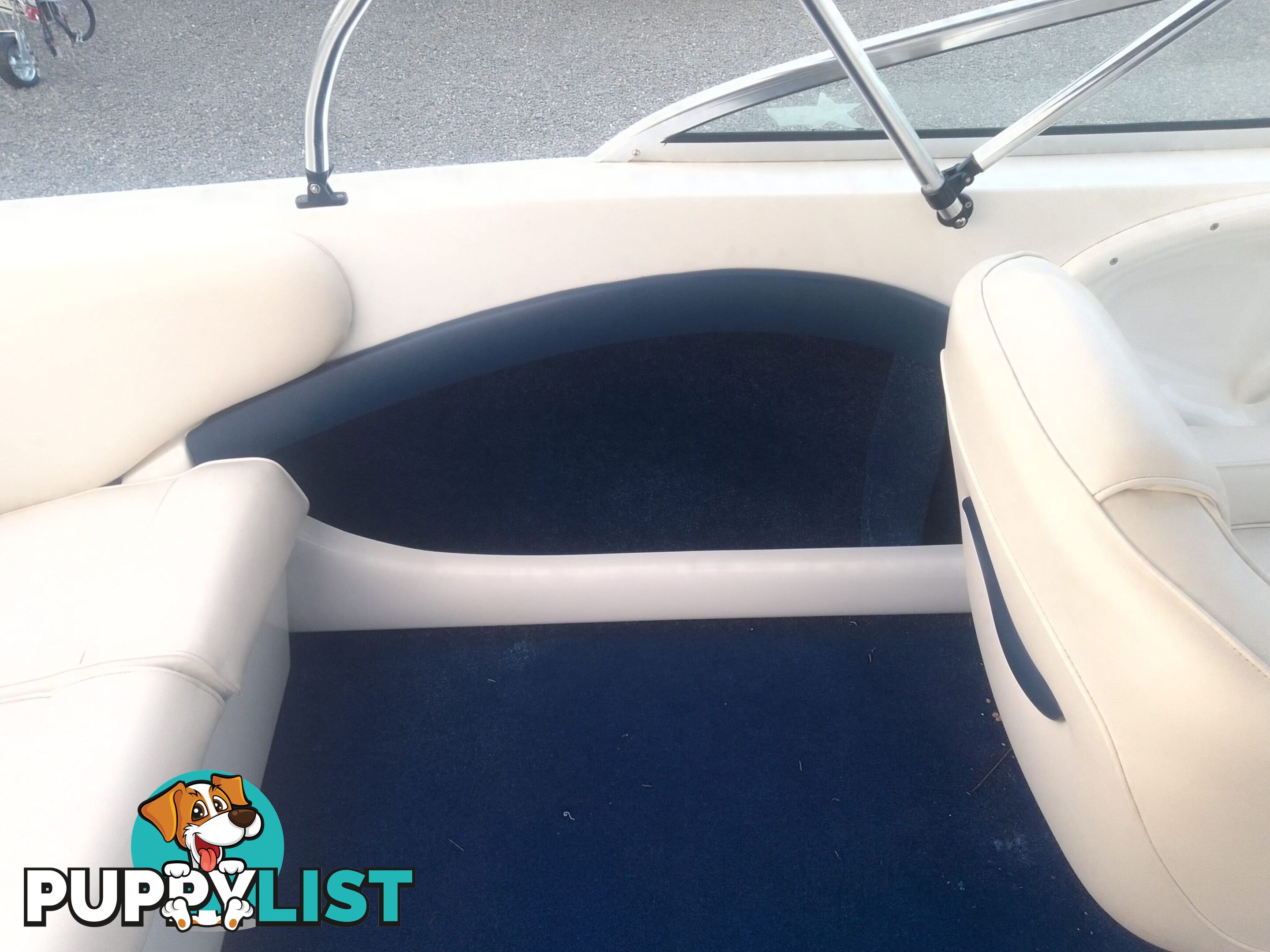 USED 2006 CRUISE CRAFT RESORT 55 BOWRIDER ON A 2005 REDCO TRAILER WITH A 2005 MODEL 150HP YAMAHA OUTBOARD.