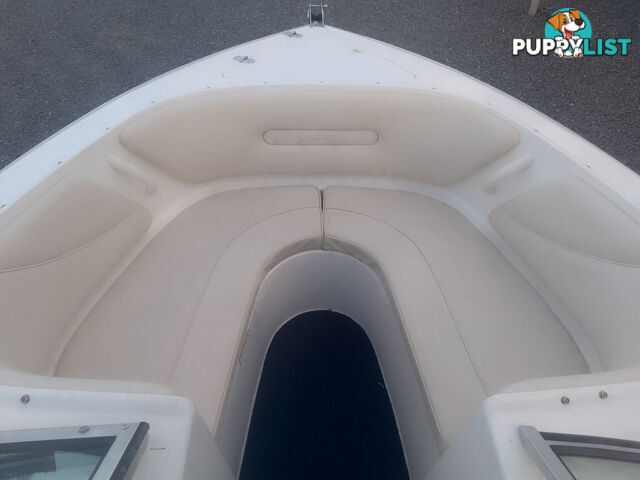USED 2006 CRUISE CRAFT RESORT 55 BOWRIDER ON A 2005 REDCO TRAILER WITH A 2005 MODEL 150HP YAMAHA OUTBOARD.
