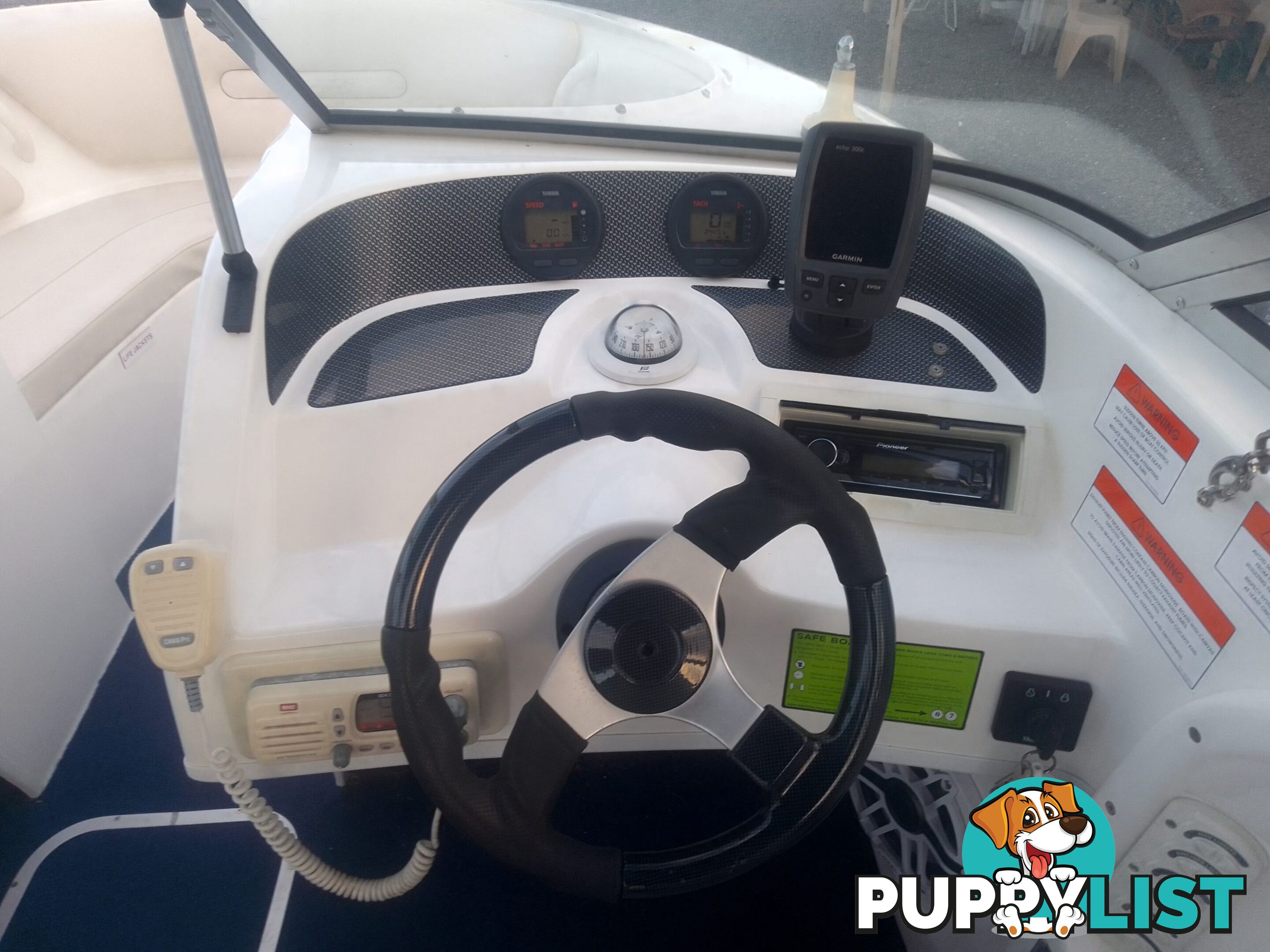 USED 2006 CRUISE CRAFT RESORT 55 BOWRIDER ON A 2005 REDCO TRAILER WITH A 2005 MODEL 150HP YAMAHA OUTBOARD.