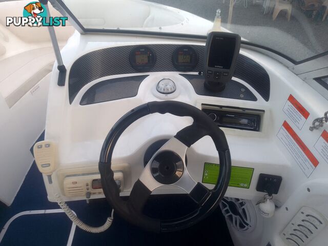 USED 2006 CRUISE CRAFT RESORT 55 BOWRIDER ON A 2005 REDCO TRAILER WITH A 2005 MODEL 150HP YAMAHA OUTBOARD.