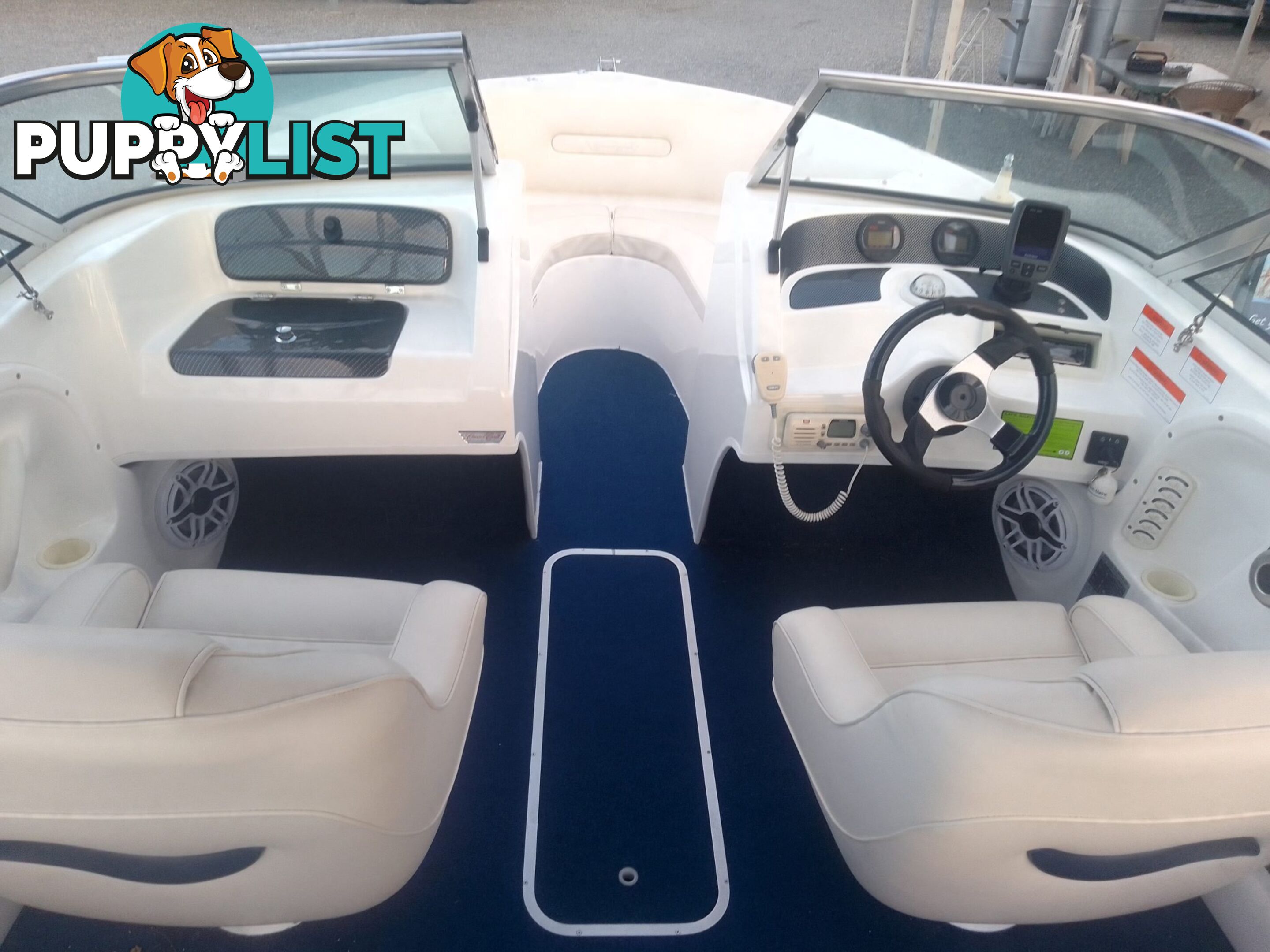 USED 2006 CRUISE CRAFT RESORT 55 BOWRIDER ON A 2005 REDCO TRAILER WITH A 2005 MODEL 150HP YAMAHA OUTBOARD.