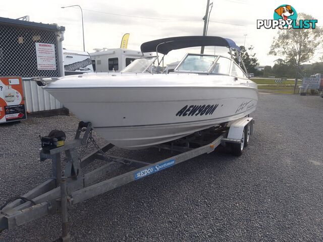 USED 2006 CRUISE CRAFT RESORT 55 BOWRIDER ON A 2005 REDCO TRAILER WITH A 2005 MODEL 150HP YAMAHA OUTBOARD.