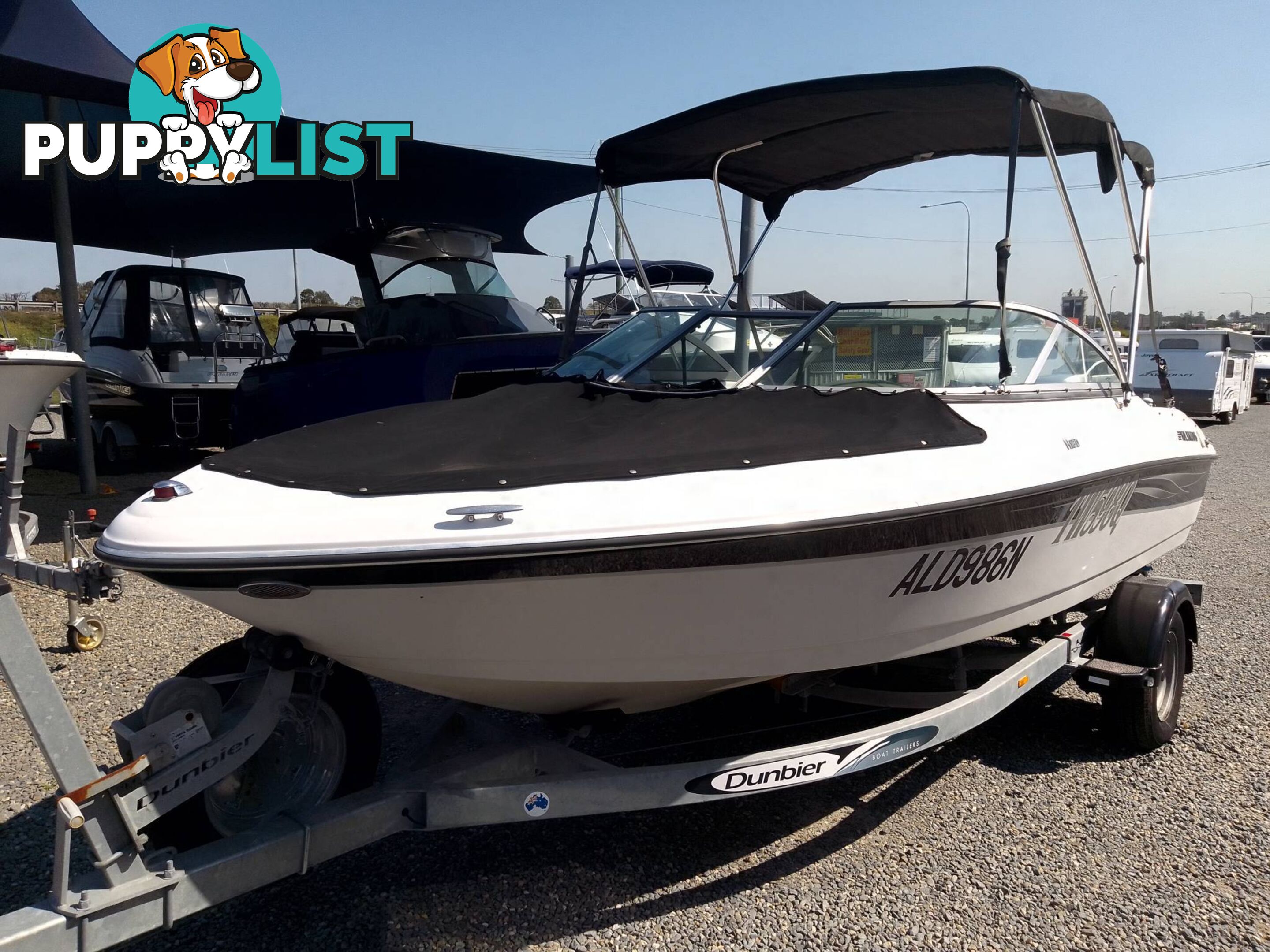 FOUR WINNS BOWRIDER 180 HORIZON-135HP MERCRUISER STERNDRIVE AND TRAILER