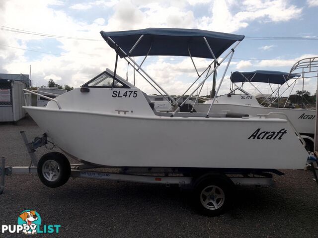 BRAND NEW ACRAFT MARINE SL475 RUNABOUT-60HP SUZUKI 4 STROKE OUTBOARD AND ALLOY TRAILER