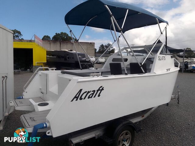 BRAND NEW ACRAFT MARINE SL475 RUNABOUT-60HP SUZUKI 4 STROKE OUTBOARD AND ALLOY TRAILER
