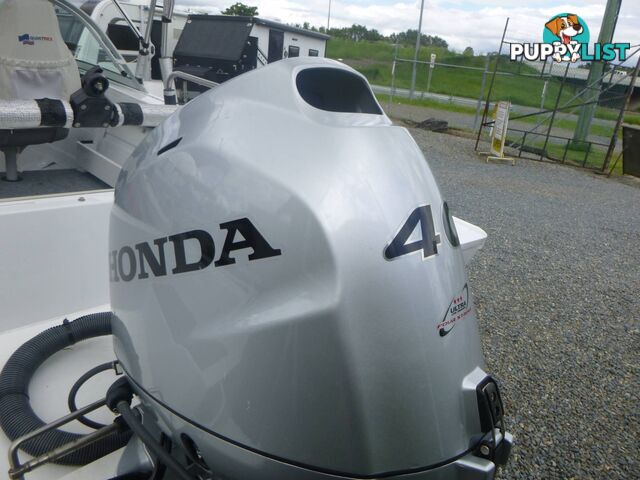 QUINTREX 430 FISHABOUT -40HP HONDA 4 STROKE AND ALLOY TRAILER