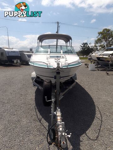 1993 SOUTHWIND HALF CABIN 6.2MTR WITH 1992 175HP YAMAHA ON TRAILER