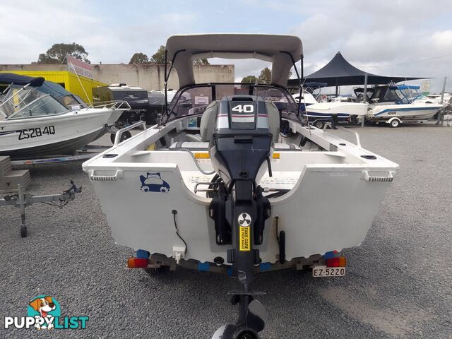 QUINTREX BREEZEABOUT 40HP EVINRUDE OUTBOARD 2 STROKE AND TRAILER