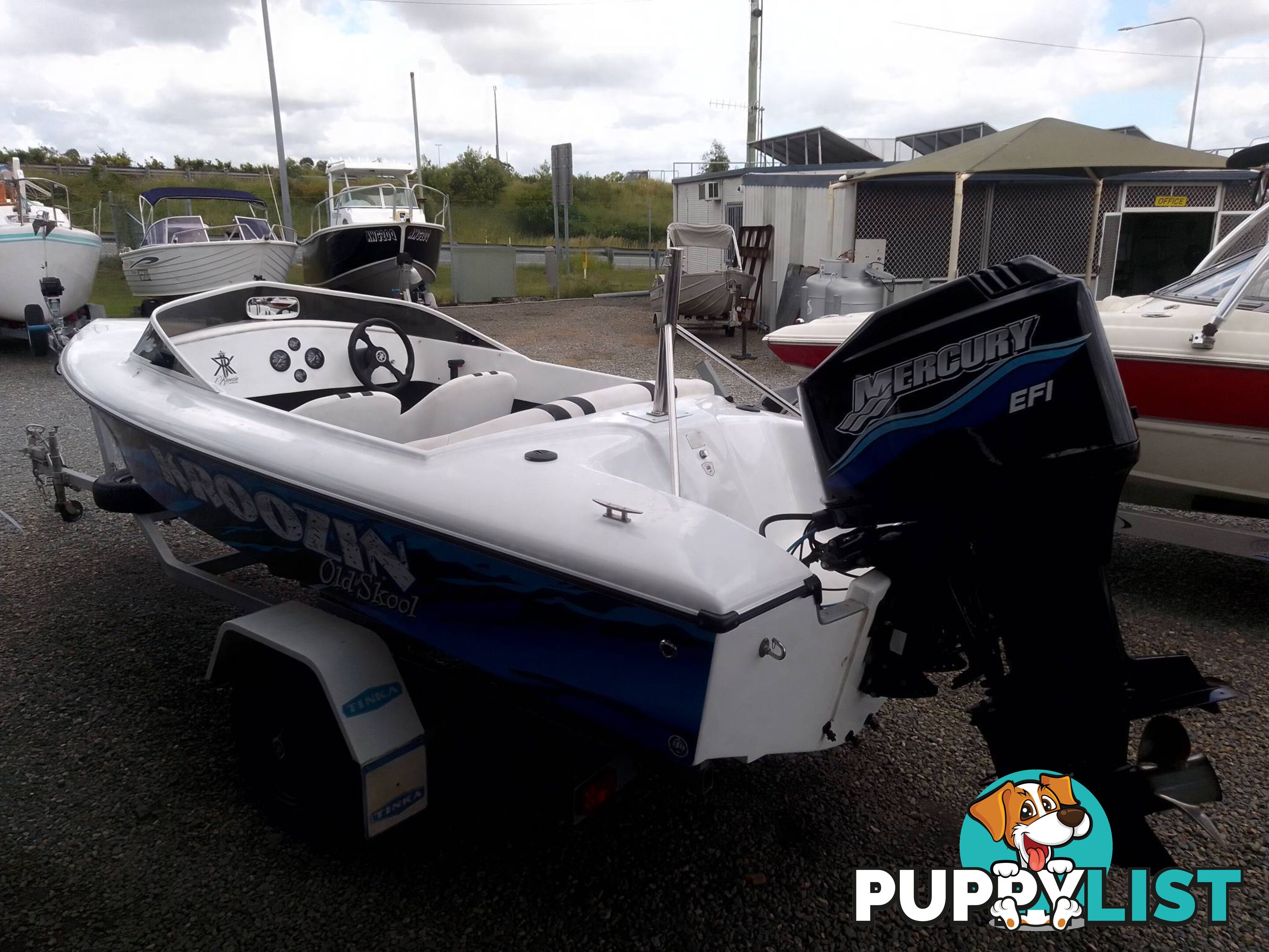 HAINES HUNTER 16FT SKI BOAT-MERCURY 200HP V6 EFI 2 STROKE OUTBOARD AND TRAILER
