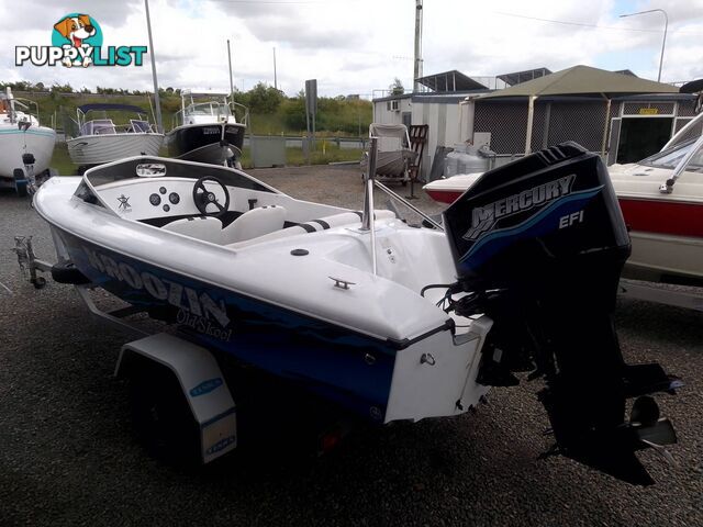 HAINES HUNTER 16FT SKI BOAT-MERCURY 200HP V6 EFI 2 STROKE OUTBOARD AND TRAILER