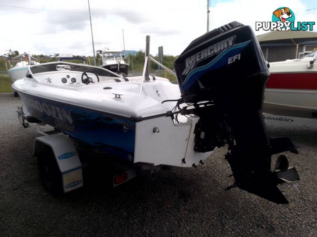 HAINES HUNTER 16FT SKI BOAT-MERCURY 200HP V6 EFI 2 STROKE OUTBOARD AND TRAILER