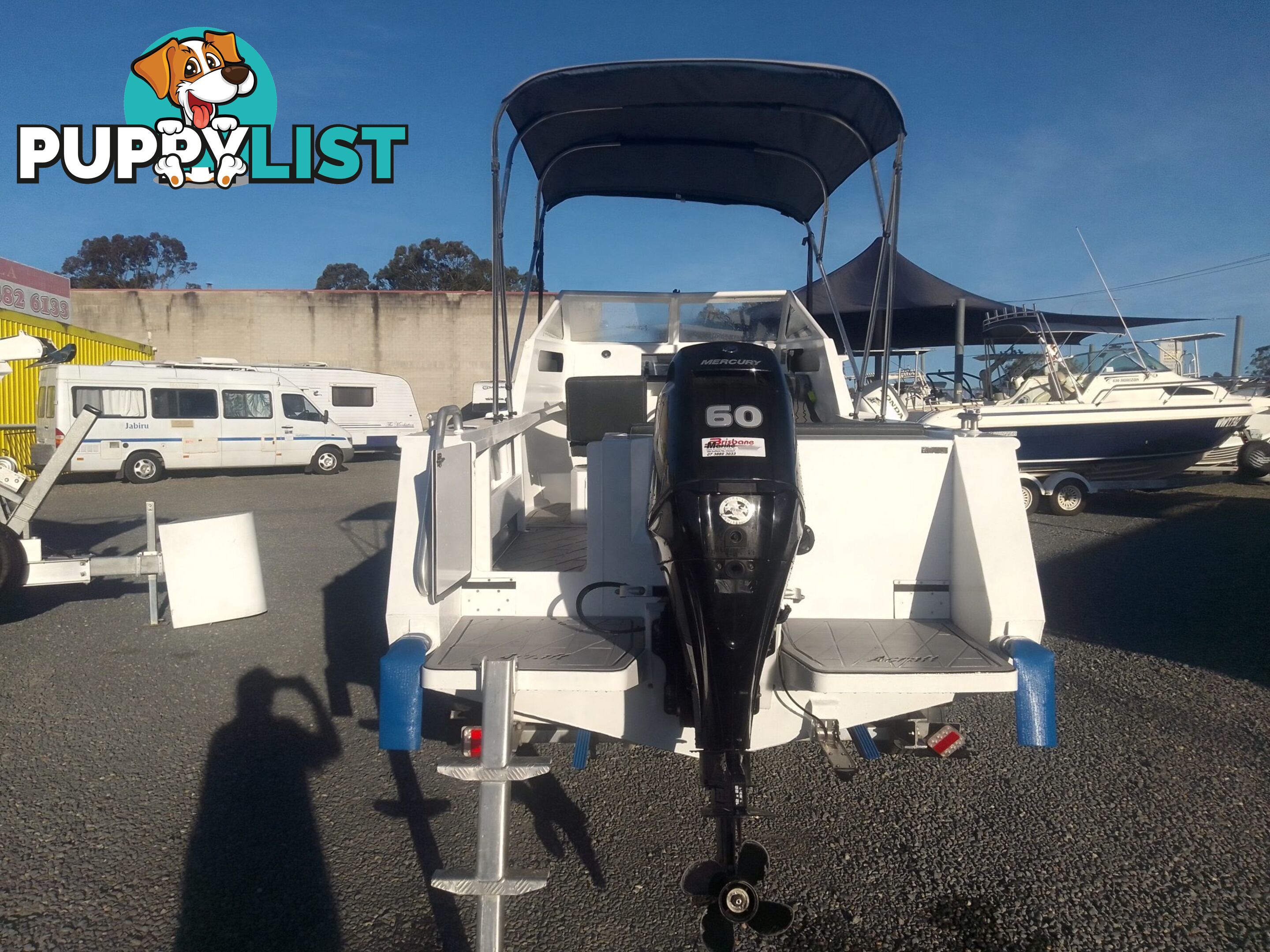 NEW ACRAFT MARINE SL475 RUNABOUT/CUDDY WITH 60HP MERCURY 4 STROKE OUTBOARD ON ALLOY TRAILER
