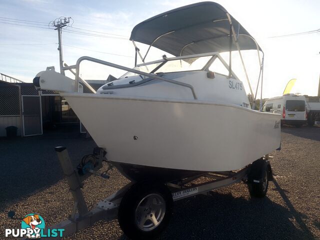 NEW ACRAFT MARINE SL475 RUNABOUT/CUDDY WITH 60HP MERCURY 4 STROKE OUTBOARD ON ALLOY TRAILER