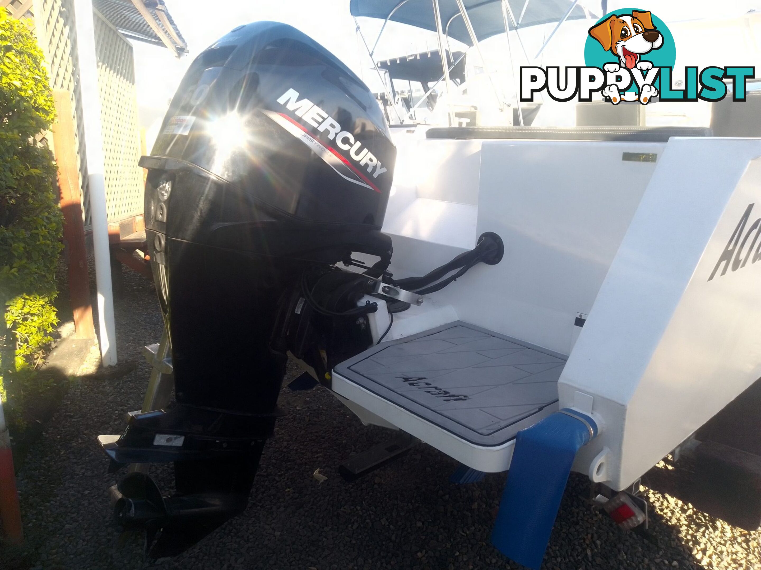 NEW ACRAFT MARINE SL475 RUNABOUT/CUDDY WITH 60HP MERCURY 4 STROKE OUTBOARD ON ALLOY TRAILER