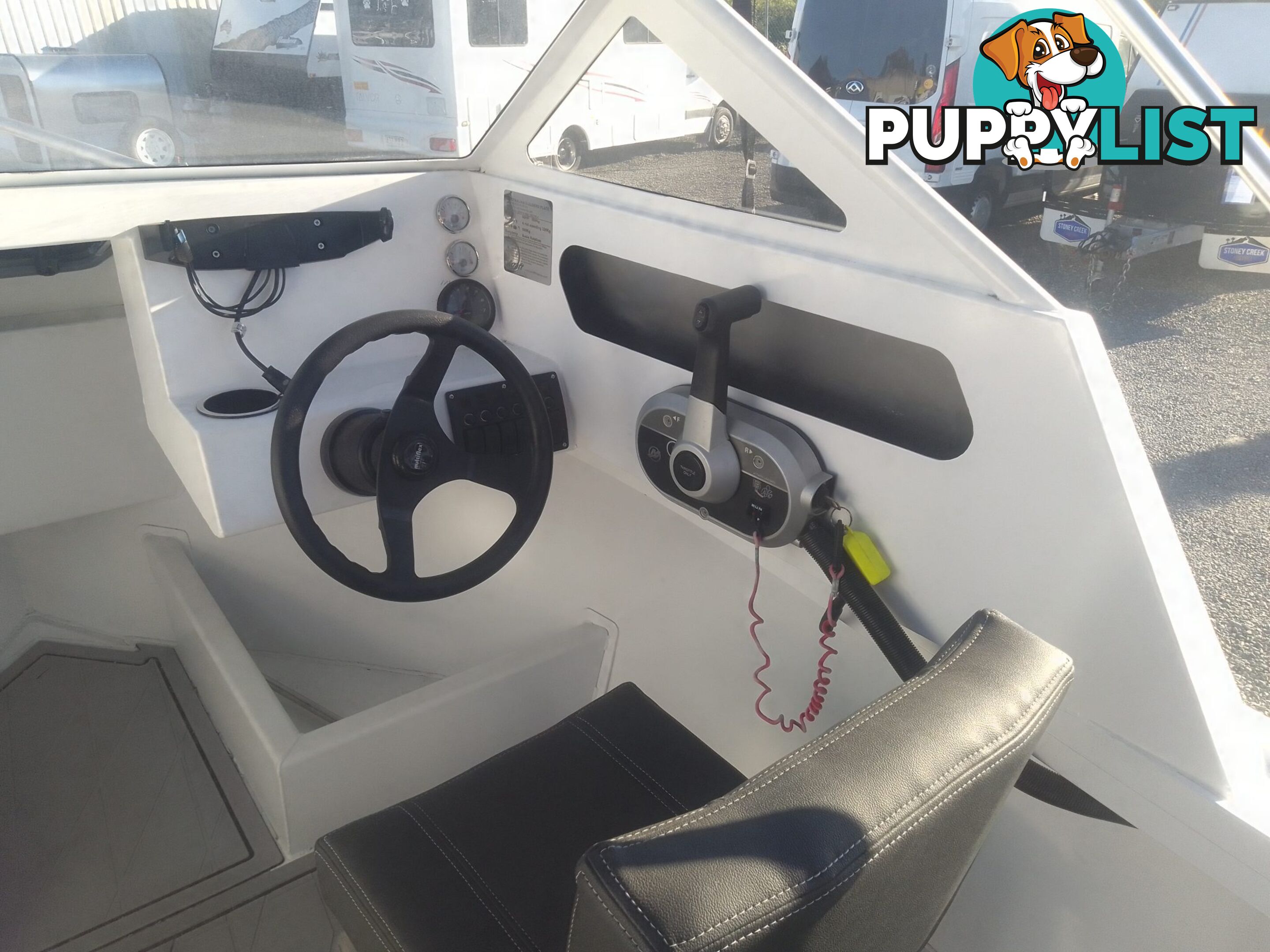 NEW ACRAFT MARINE SL475 RUNABOUT/CUDDY WITH 60HP MERCURY 4 STROKE OUTBOARD ON ALLOY TRAILER