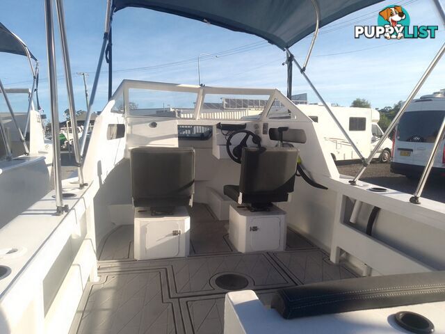 NEW ACRAFT MARINE SL475 RUNABOUT/CUDDY WITH 60HP MERCURY 4 STROKE OUTBOARD ON ALLOY TRAILER