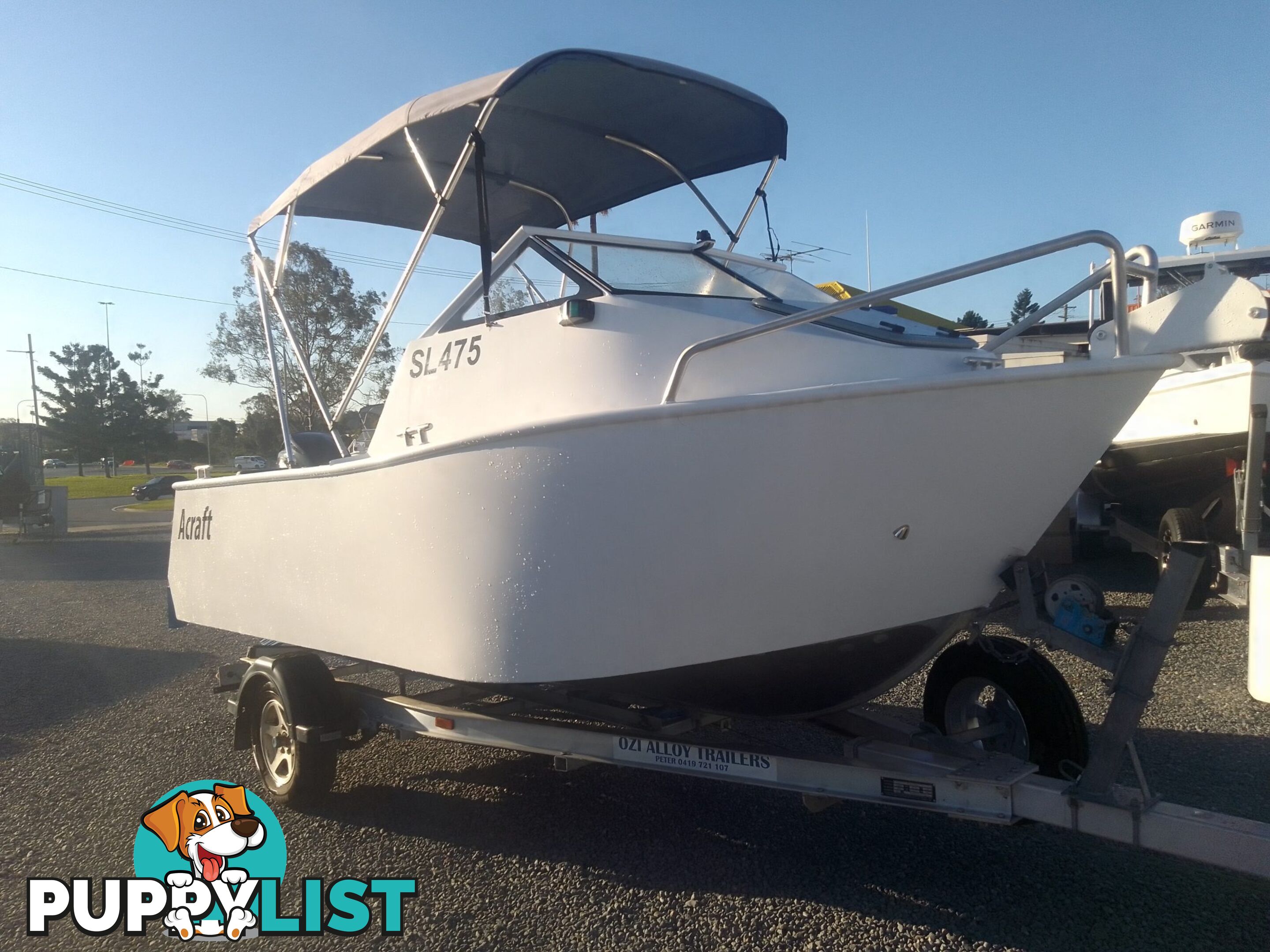 NEW ACRAFT MARINE SL475 RUNABOUT/CUDDY WITH 60HP MERCURY 4 STROKE OUTBOARD ON ALLOY TRAILER