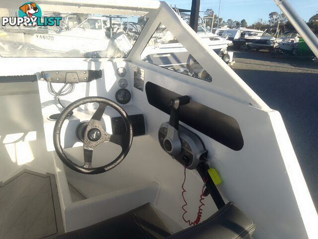 NEW ACRAFT MARINE SL475 RUNABOUT/CUDDY WITH 60HP MERCURY 4 STROKE OUTBOARD ON ALLOY TRAILER