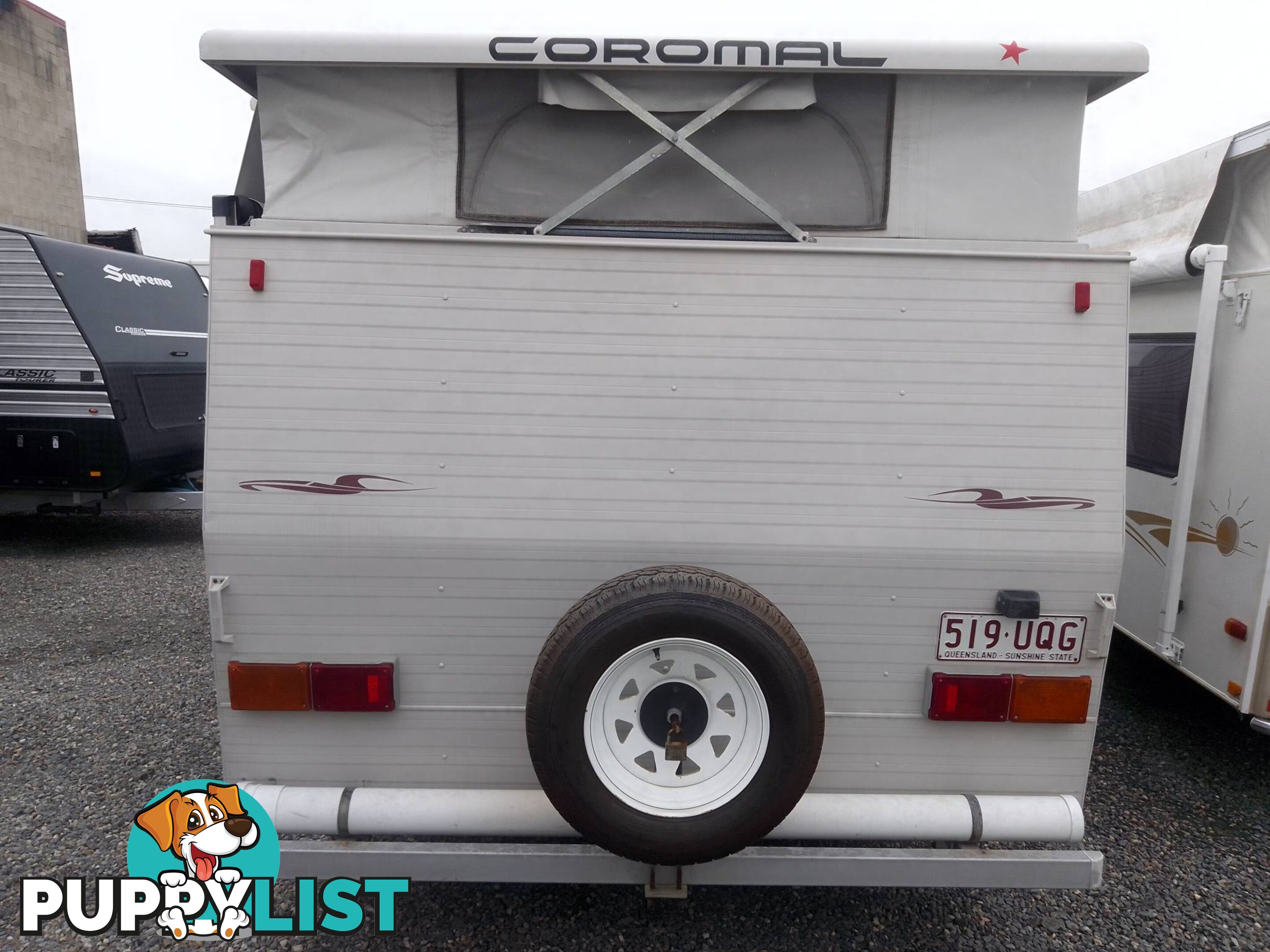 COROMAL EXCEL 542 POPTOP TOURING CARAVAN