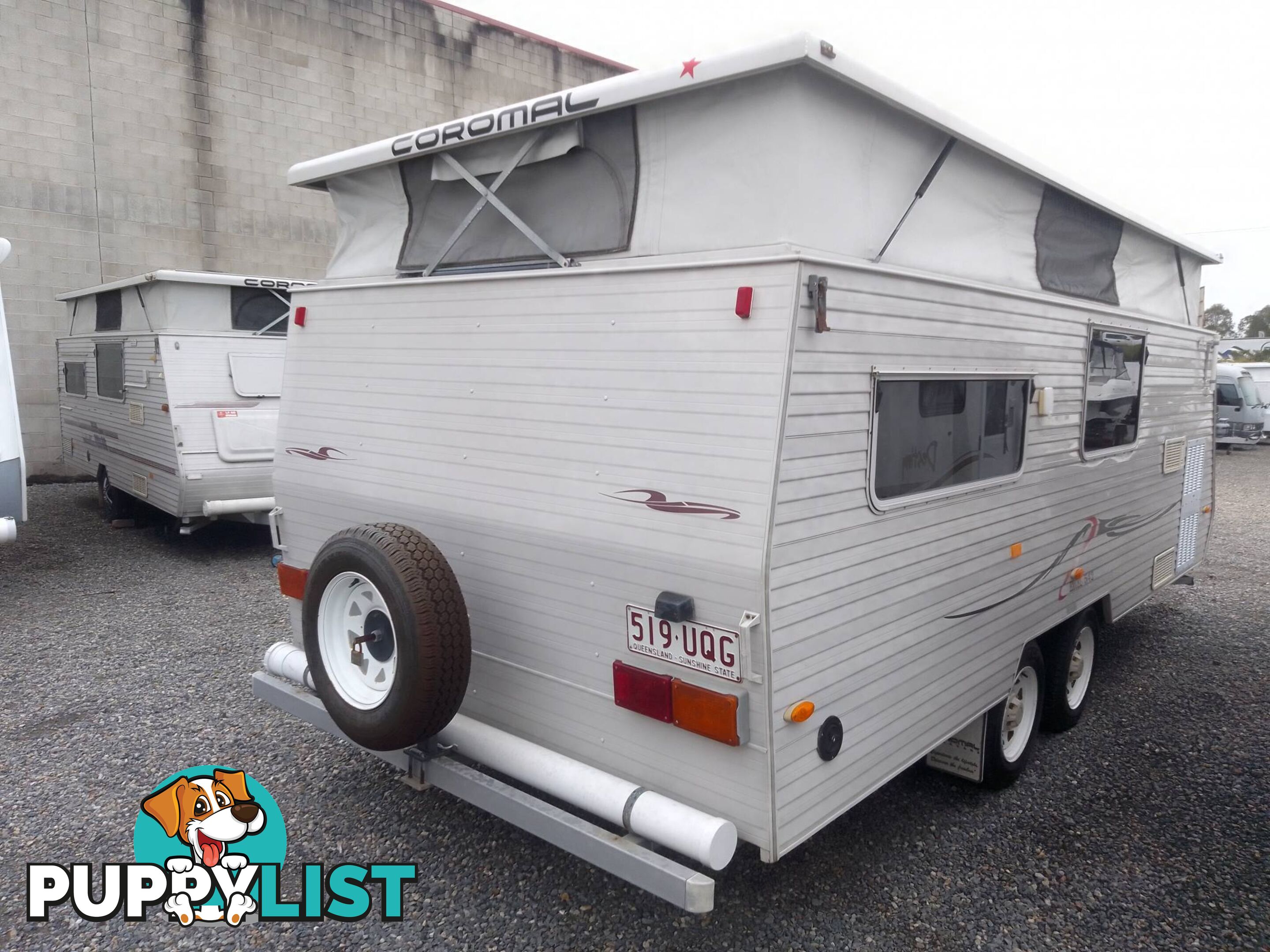 COROMAL EXCEL 542 POPTOP TOURING CARAVAN