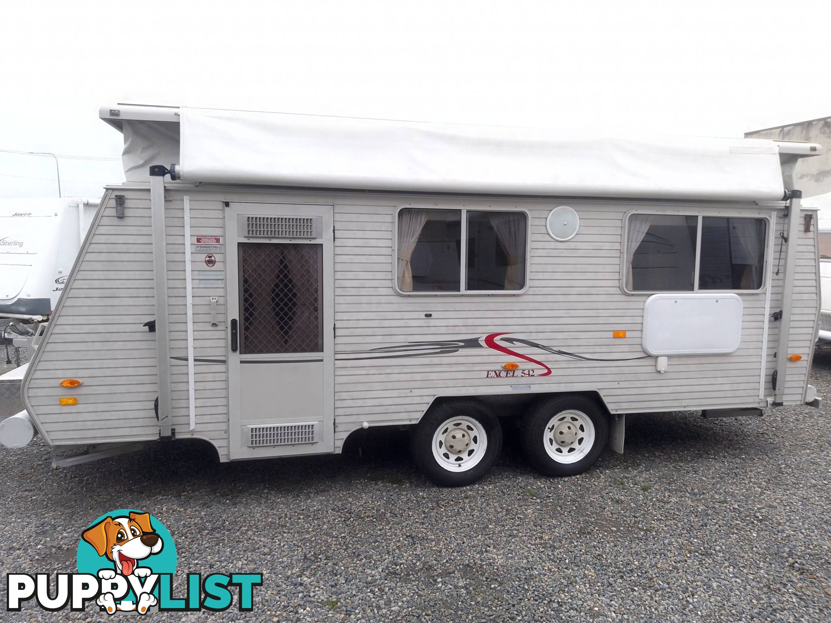 COROMAL EXCEL 542 POPTOP TOURING CARAVAN