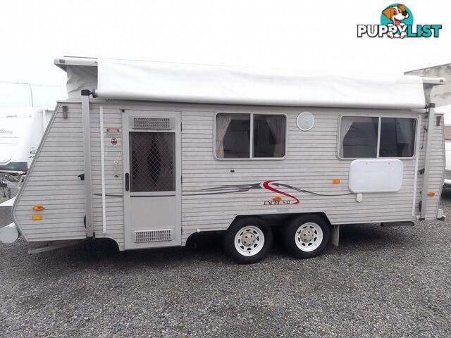 COROMAL EXCEL 542 POPTOP TOURING CARAVAN