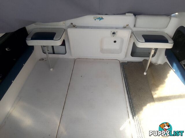 1997 WHITTLEY SEA LEGEND 6.3MTR WITH 175HP EVINRUDE OUTBOARD MOTOR ON EASYTOW TRAILER