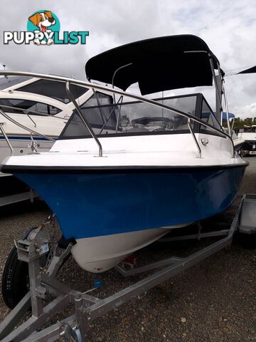 SEAFARER VIKING 4.9M CUDDY-115HP JOHNSON 2 STROKE AND TRAILER