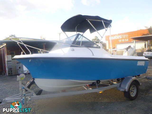 SEAFARER VIKING 4.9M CUDDY-115HP JOHNSON 2 STROKE AND TRAILER