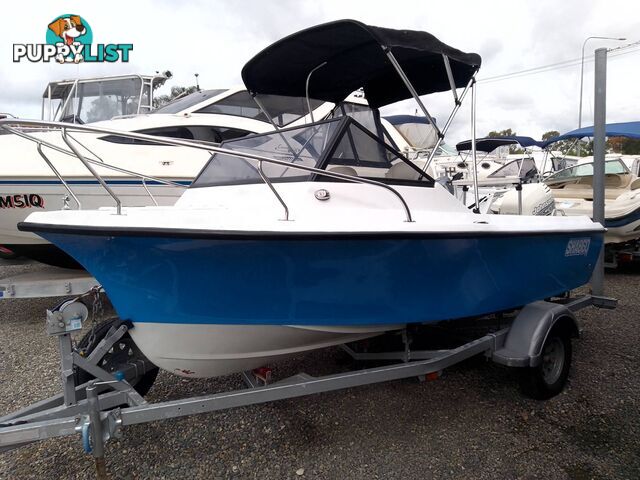 SEAFARER VIKING 4.9M CUDDY-115HP JOHNSON 2 STROKE AND TRAILER