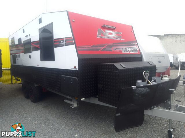 NEW 2024 NEW DESIGN FAMILY TRECKER BUNK BEDS 21'6" OFF ROAD DUAL AXLE CARAVAN