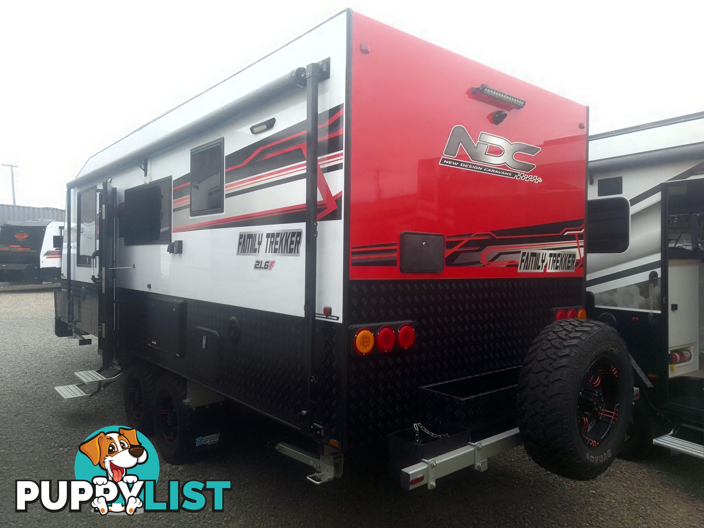 NEW 2024 NEW DESIGN FAMILY TRECKER BUNK BEDS 21'6" OFF ROAD DUAL AXLE CARAVAN