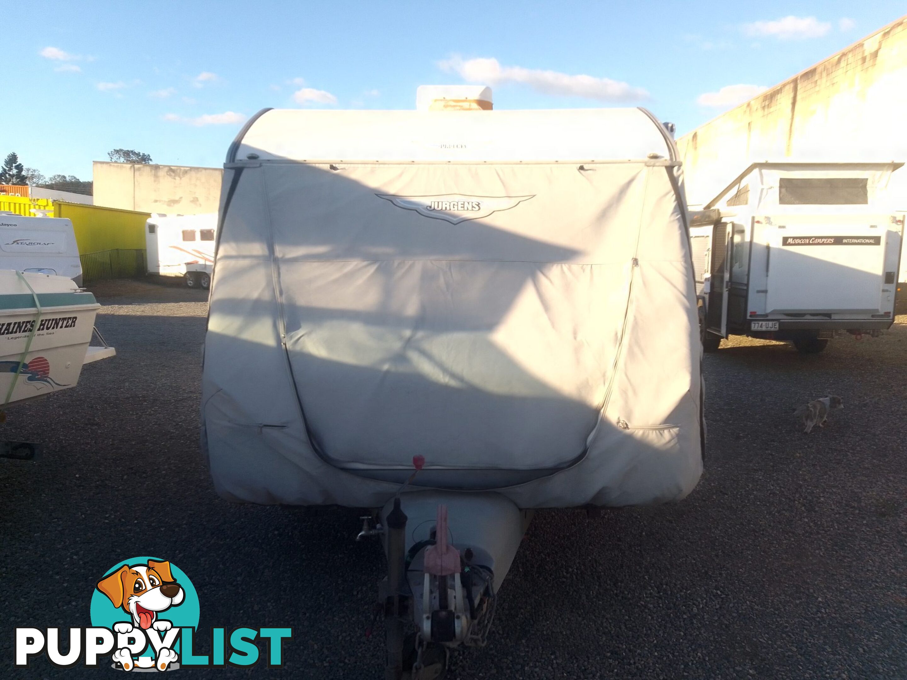 USED 2011 JURGENS LUNAGAZER JT405 SEMI OFF ROAD DUAL AXLE CARAVAN